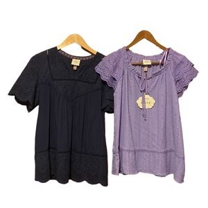 Knox Rose bundle of 2 tops size small. New and NWOT